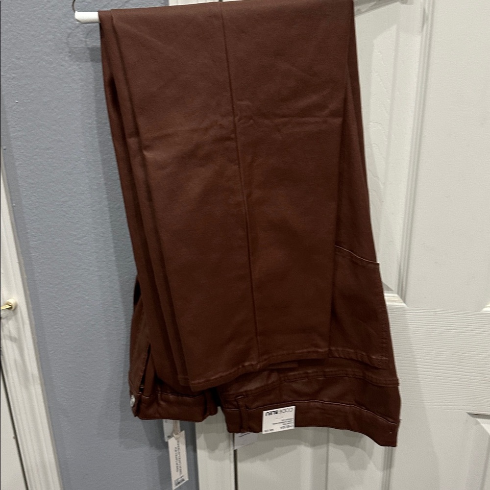 Code Bleu Chocolate Straight Leg Trousers